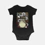 Dragon And God Of Forest-baby basic onesie-Bellades
