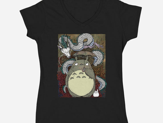 Dragon And God Of Forest
