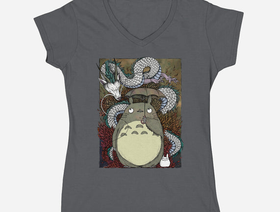 Dragon And God Of Forest