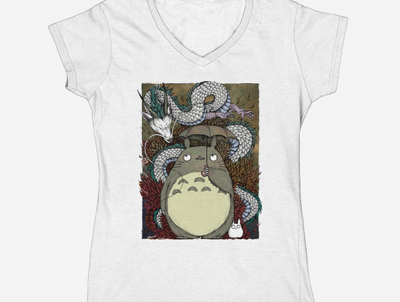 Dragon And God Of Forest