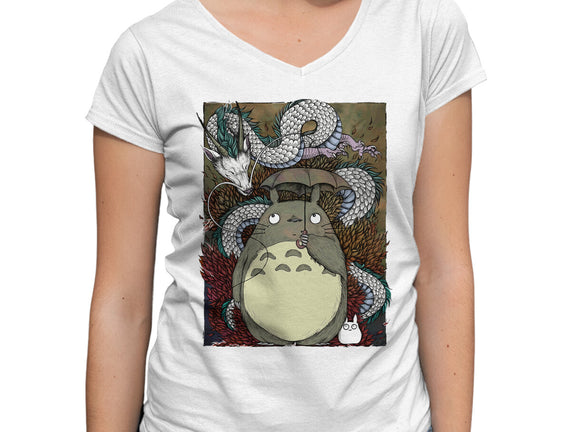 Dragon And God Of Forest