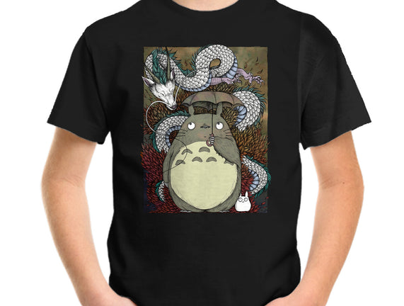 Dragon And God Of Forest