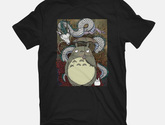 Dragon And God Of Forest