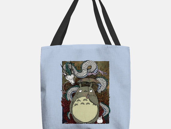 Dragon And God Of Forest
