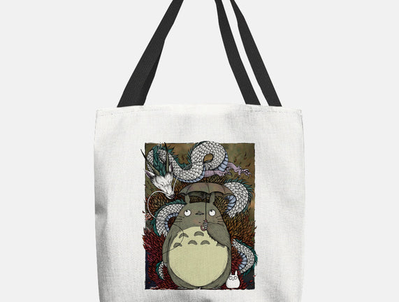 Dragon And God Of Forest