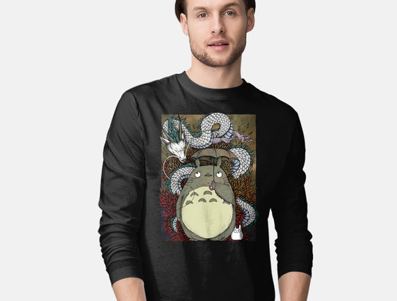 Dragon And God Of Forest
