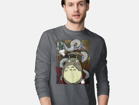 Dragon And God Of Forest