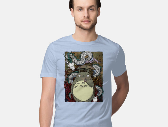 Dragon And God Of Forest