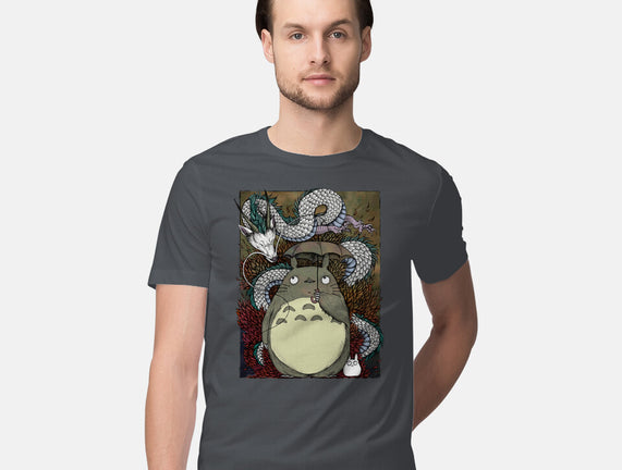 Dragon And God Of Forest