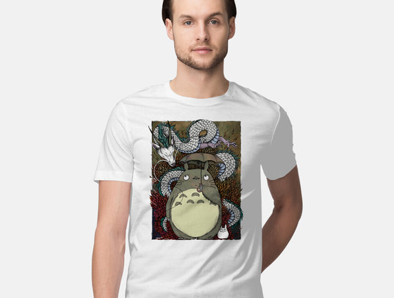 Dragon And God Of Forest