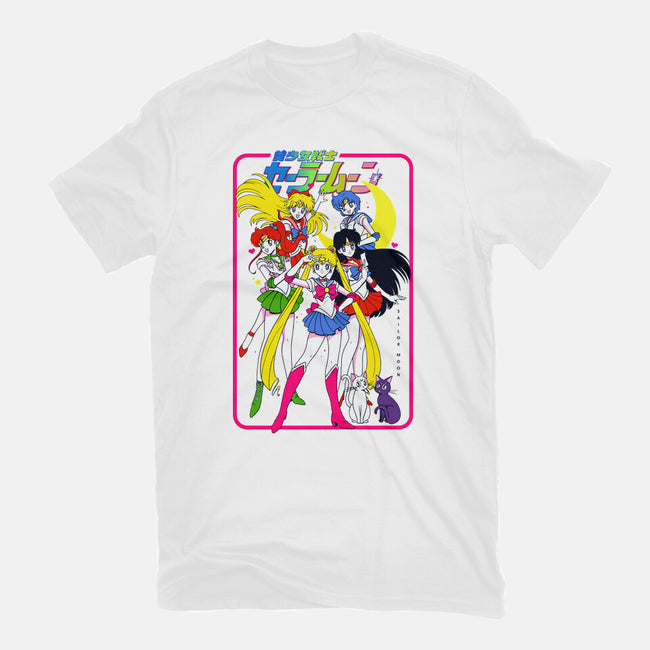 The Moon Girls-womens fitted tee-Bellades