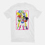 The Moon Girls-womens fitted tee-Bellades