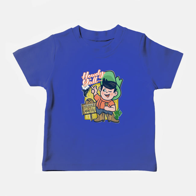 Welcome To Jupiter's Claim-baby basic tee-palmstreet