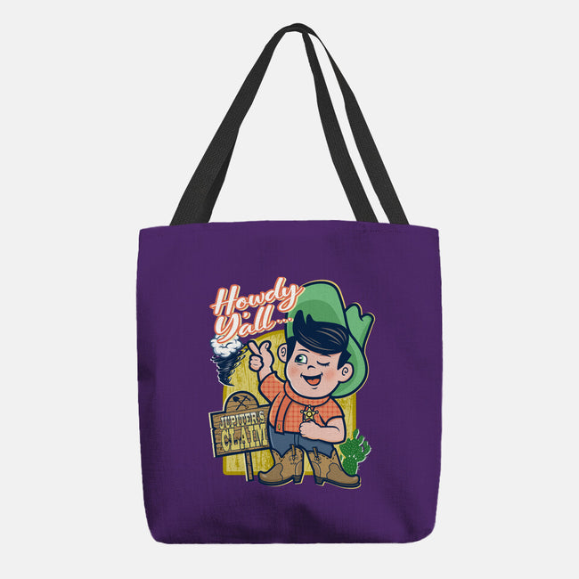 Welcome To Jupiter's Claim-none basic tote bag-palmstreet