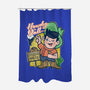 Welcome To Jupiter's Claim-none polyester shower curtain-palmstreet