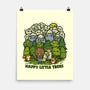 Happy Little Trees-none matte poster-kg07