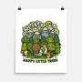 Happy Little Trees-none matte poster-kg07