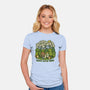 Happy Little Trees-womens fitted tee-kg07
