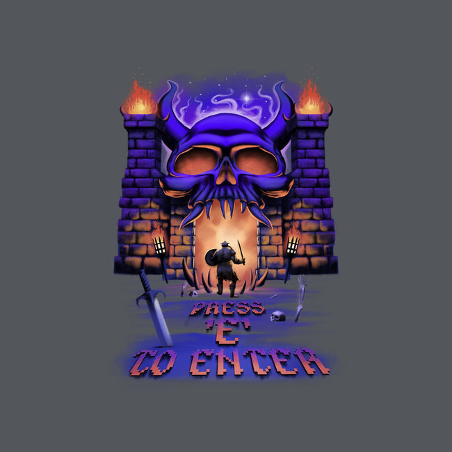 Press E To Enter-mens basic tee-artyx