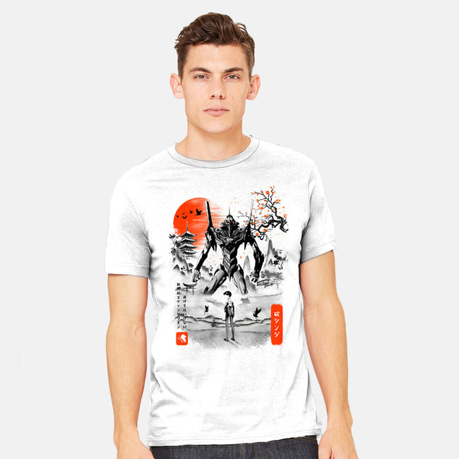 Shinji Ikari Eva 01 Ink-mens heavyweight tee-bellahoang