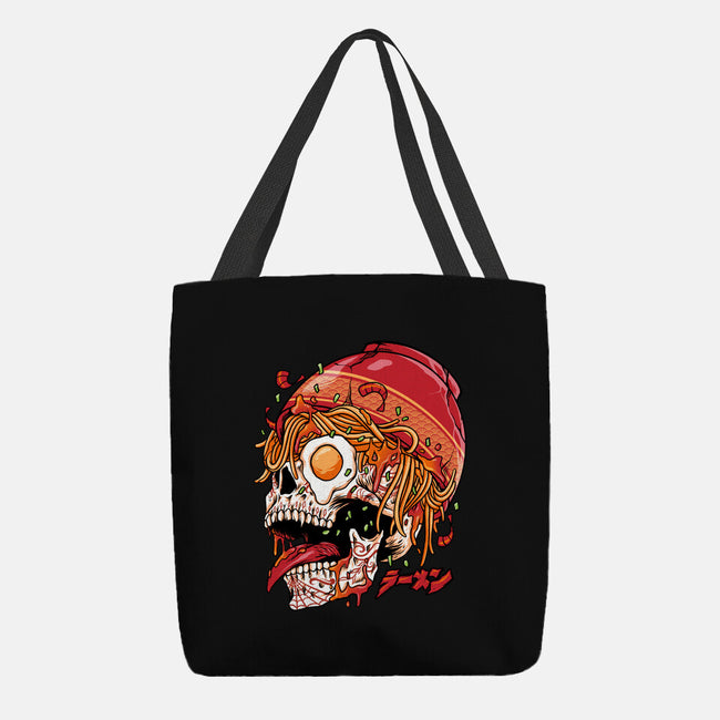 Spicy Skull-none basic tote bag-spoilerinc