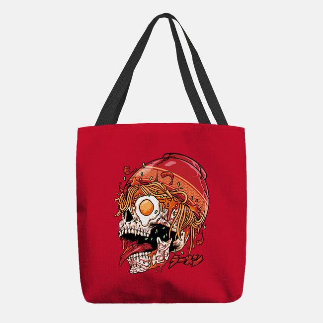 Spicy Skull-none basic tote bag-spoilerinc