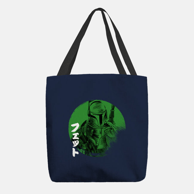 Green Sun Fett-none basic tote bag-DrMonekers