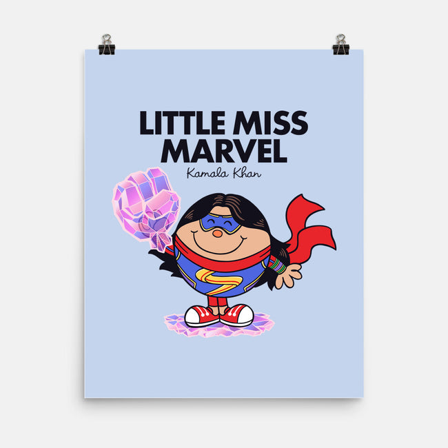 Little Miss Marvel-none matte poster-yellovvjumpsuit