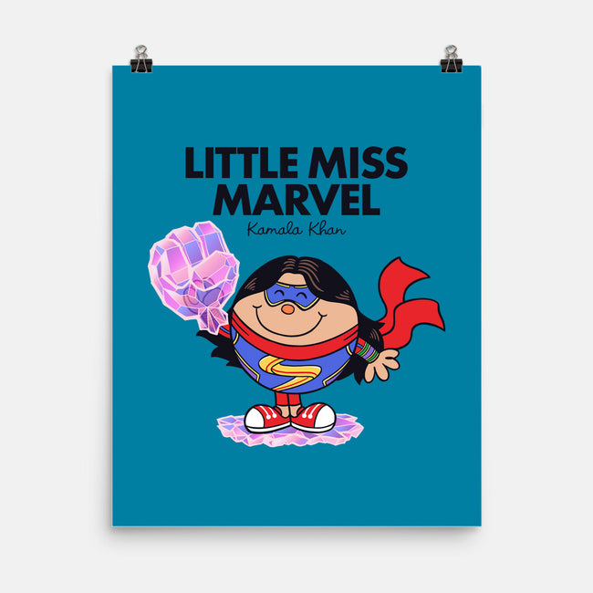 Little Miss Marvel-none matte poster-yellovvjumpsuit