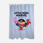 Little Miss Marvel-none polyester shower curtain-yellovvjumpsuit