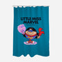 Little Miss Marvel-none polyester shower curtain-yellovvjumpsuit