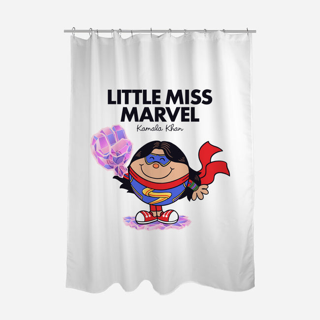 Little Miss Marvel-none polyester shower curtain-yellovvjumpsuit