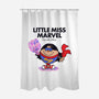 Little Miss Marvel-none polyester shower curtain-yellovvjumpsuit