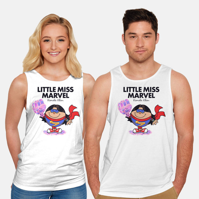 Little Miss Marvel-unisex basic tank-yellovvjumpsuit