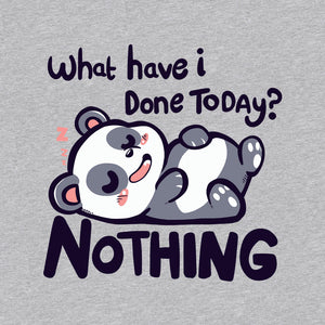 Done Nothing Today