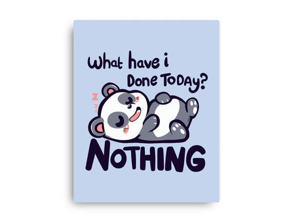 Done Nothing Today