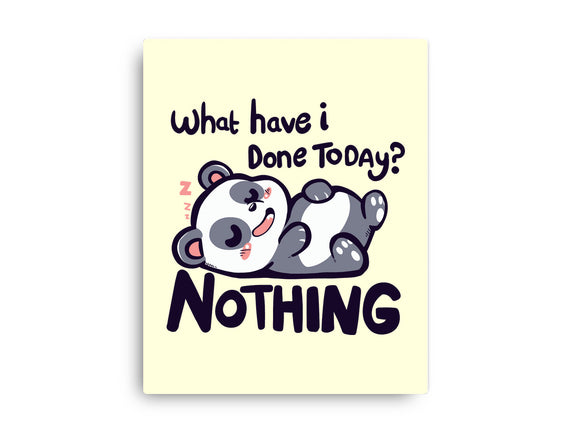 Done Nothing Today