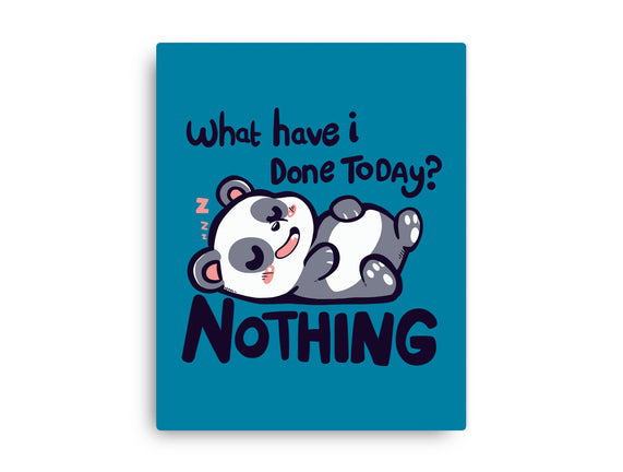 Done Nothing Today