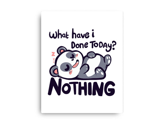 Done Nothing Today