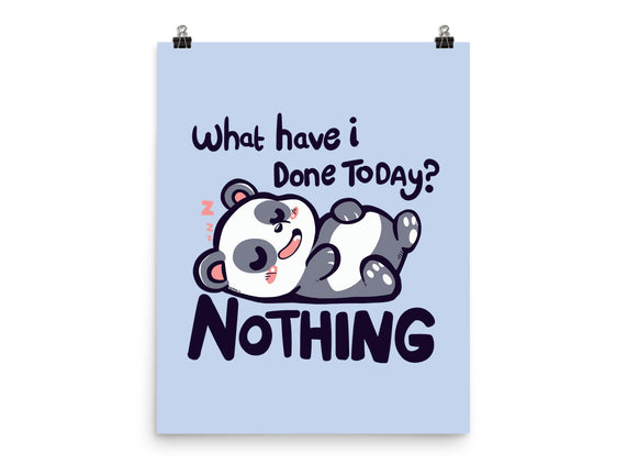 Done Nothing Today