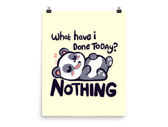 Done Nothing Today