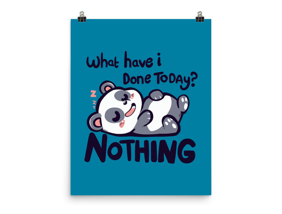 Done Nothing Today