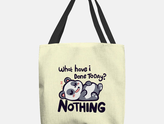 Done Nothing Today