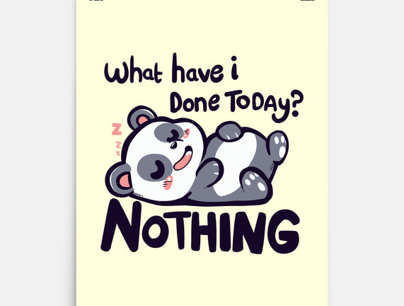 Done Nothing Today