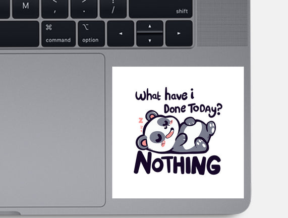 Done Nothing Today