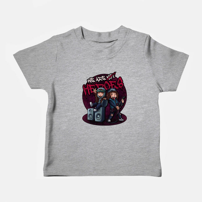 We Are Heroes-baby basic tee-Conjura Geek