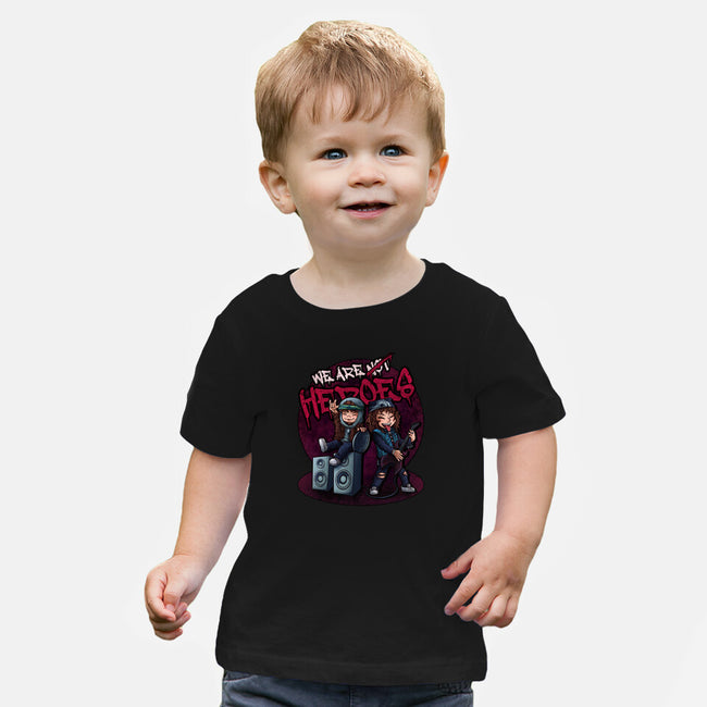 We Are Heroes-baby basic tee-Conjura Geek