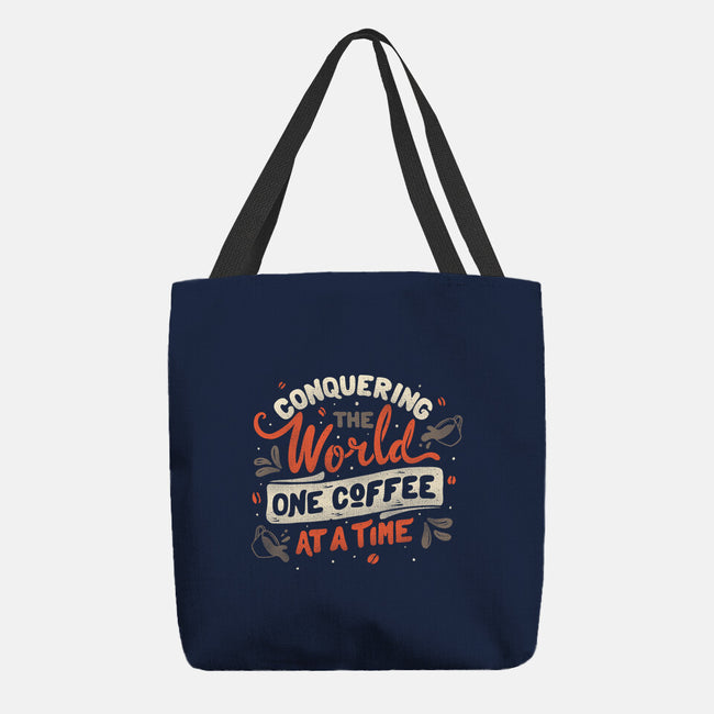 One Coffee At A Time-none basic tote bag-tobefonseca