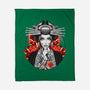 Irezumi Geisha-none fleece blanket-heydale