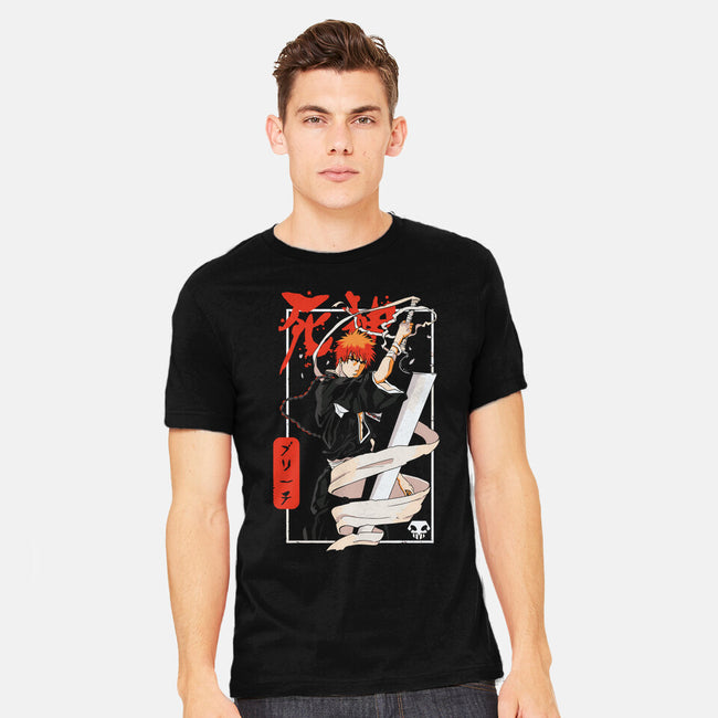 Samurai Ichigo-mens heavyweight tee-Bellades